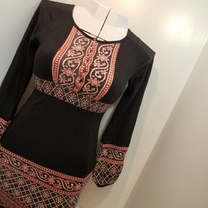 2/$80 L Lucky Brand 🍀 Sweater or Dress bell